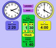 Time elapsed time Elapsed worksheet Clocks