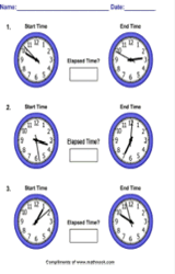 Elapsed with pic  time Time elapsed Generator answers worksheet
