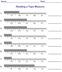 Mathnook Measurement Worksheets