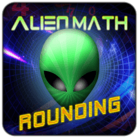 Alien Math Rounding Icon