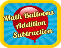 Math Balloons Addition Subtraction Free