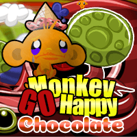 Monkey Go Happy Chocolate Icon