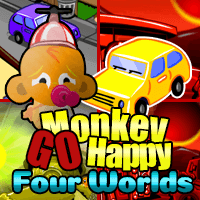 Monkey Go Happy Four Worlds Icon