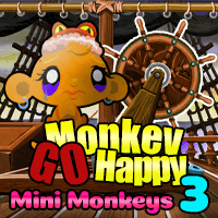 Monkey Go Happy Mini Monkeys 3 Icon