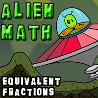 Alien Math Equivalent Fractions