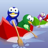 Canoe Penguins Icon