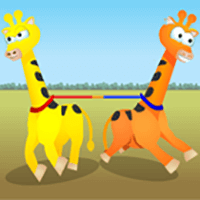 Tug Team Giraffes Time Icon