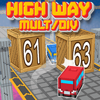 High Way Multiplication Division Icon