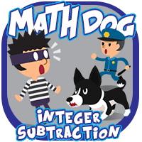 Math Dog Integer Subtraction