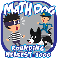 Math Dog Rounding Nearest 1000