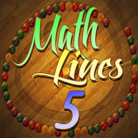 Math Lines Make 5 Icon