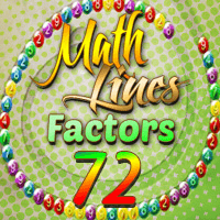 Math Lines Factors 72