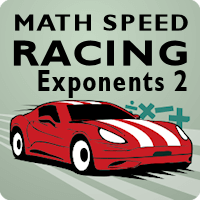 Math Speed Racing Exponents 2