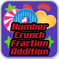 Number Crunch Fraction Addition icon