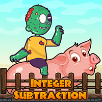 Zombie Rodeo Integer Subtraction Icon