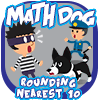 Math Dog Rounding 10 game icon