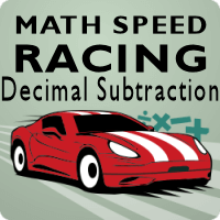 Math Speed Racing Decimal Subtraction icon