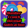 Number Crunch Decimal Subtraction game icon