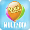 Math Balloons Multiplication Division